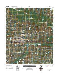 Grand Saline 2012 topographic map thumbnail