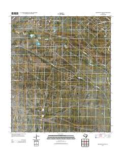 Grandfalls SW 2012 topographic map thumbnail