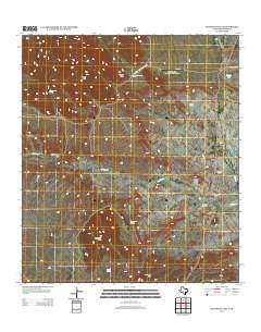Grapevine Hills 2013 topographic map thumbnail