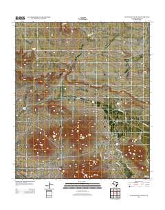 Gunsight Hills South 2013 topographic map thumbnail