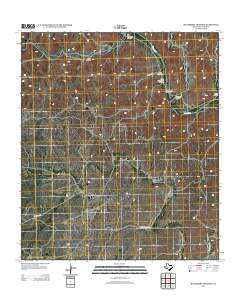 Hackberry Crossing 2012 topographic map thumbnail