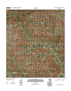 Hackberry Draw NE 2012 topographic map thumbnail