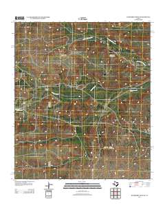 Hackberry Draw SE 2012 topographic map thumbnail