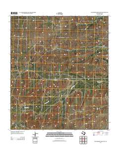 Hackberry Draw SW 2012 topographic map thumbnail