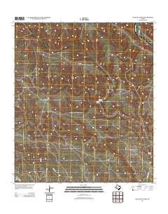 Hagler Canyon 2012 topographic map thumbnail