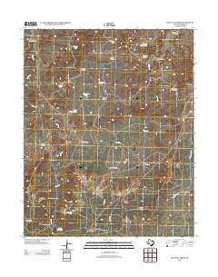 Halfway Creek 2012 topographic map thumbnail