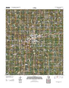 Hallettsville 2013 topographic map thumbnail