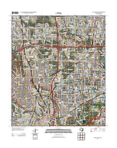 Haltom City 2012 topographic map thumbnail