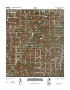 Harrell Canyon 2012 topographic map thumbnail