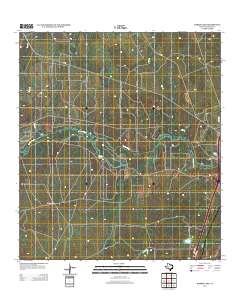 Harris Lake 2013 topographic map thumbnail
