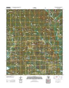 Harvey Creek 2013 topographic map thumbnail