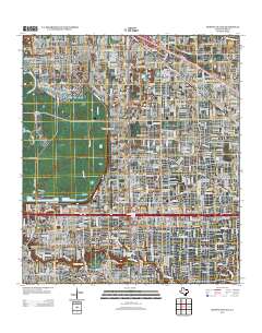 Hedwig Village 2013 topographic map thumbnail