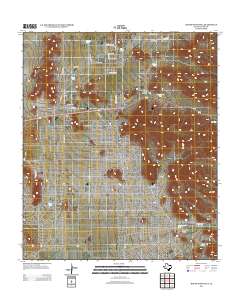 Helms West Well 2012 topographic map thumbnail