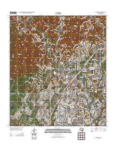 Helotes 2013 topographic map thumbnail