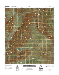 Henderson Mesa 2012 topographic map thumbnail