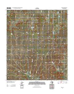Hext 2012 topographic map thumbnail