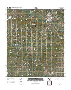 Hico 2013 topographic map thumbnail