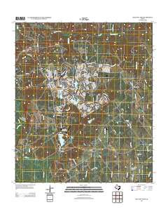 Hilltop Lakes 2013 topographic map thumbnail