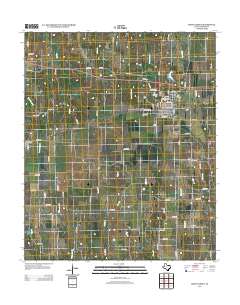 Honey Grove 2012 topographic map thumbnail