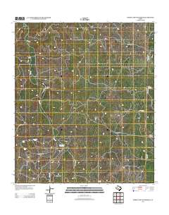 Horse Camp Waterhole 2012 topographic map thumbnail
