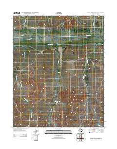 Horse Creek North 2012 topographic map thumbnail