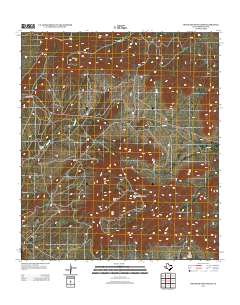 Housetop Mountains 2012 topographic map thumbnail