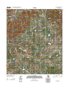 Huckabay 2012 topographic map thumbnail