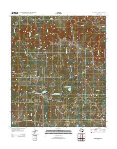 Huckabay SW 2012 topographic map thumbnail