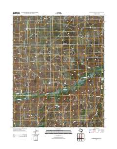 Hudgens Ranch 2012 topographic map thumbnail