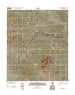 Hueco Station 2013 topographic map thumbnail