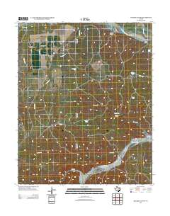 Hughes Canyon 2012 topographic map thumbnail