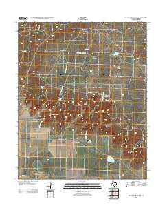 Jay Taylor Ranch 2012 topographic map thumbnail