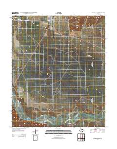 Jayton South 2012 topographic map thumbnail