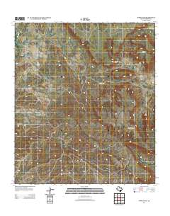 Jordan Gap 2012 topographic map thumbnail