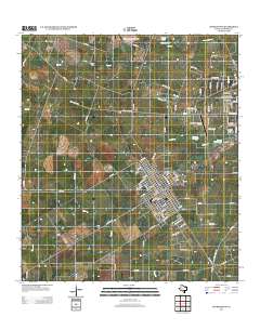 Jourdanton 2013 topographic map thumbnail