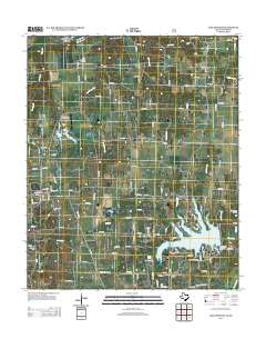 Lake Bonham 2013 topographic map thumbnail