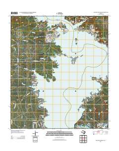 Lake Buchanan 2012 topographic map thumbnail