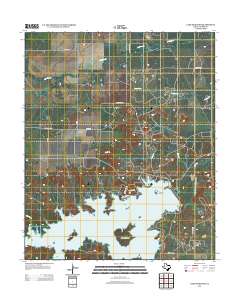 Lake Kickapoo 2012 topographic map thumbnail