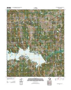 Lake Murvaul 2013 topographic map thumbnail