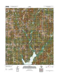 Lake Nacogdoches North 2013 topographic map thumbnail