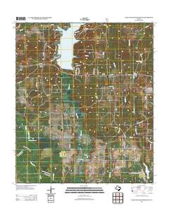 Lake Nacogdoches South 2013 topographic map thumbnail