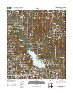 Lake Weatherford 2012 topographic map thumbnail
