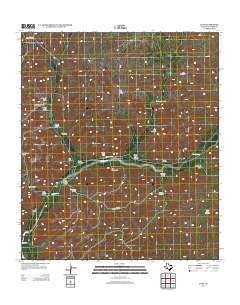 Juno 2012 topographic map thumbnail