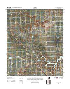 Justiceburg 2012 topographic map thumbnail