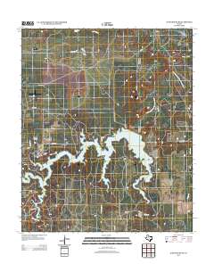 Justiceburg SE 2012 topographic map thumbnail