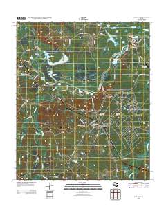 Karnack 2013 topographic map thumbnail