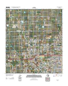 Katy 2013 topographic map thumbnail
