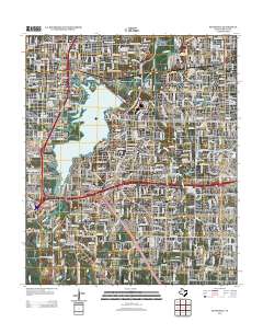 Kennedale 2012 topographic map thumbnail