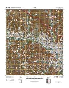 Kerrville 2012 topographic map thumbnail