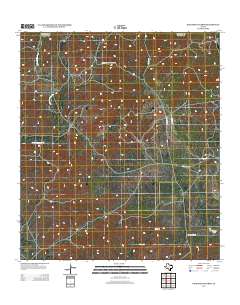 Kickapoo Caverns 2013 topographic map thumbnail